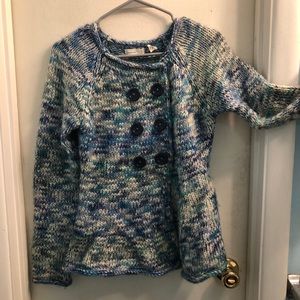 Sleeping on Snow Sweater with Buttons